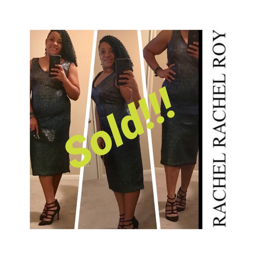 NWT Rachel Rachel Roy Sequined Ombré Dress